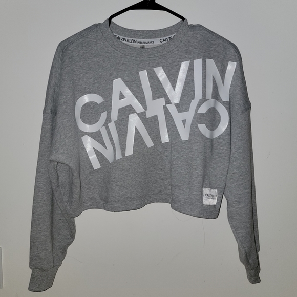Calvin Klein Crop Sweatshirt, XS!! - Picture 6 of 6